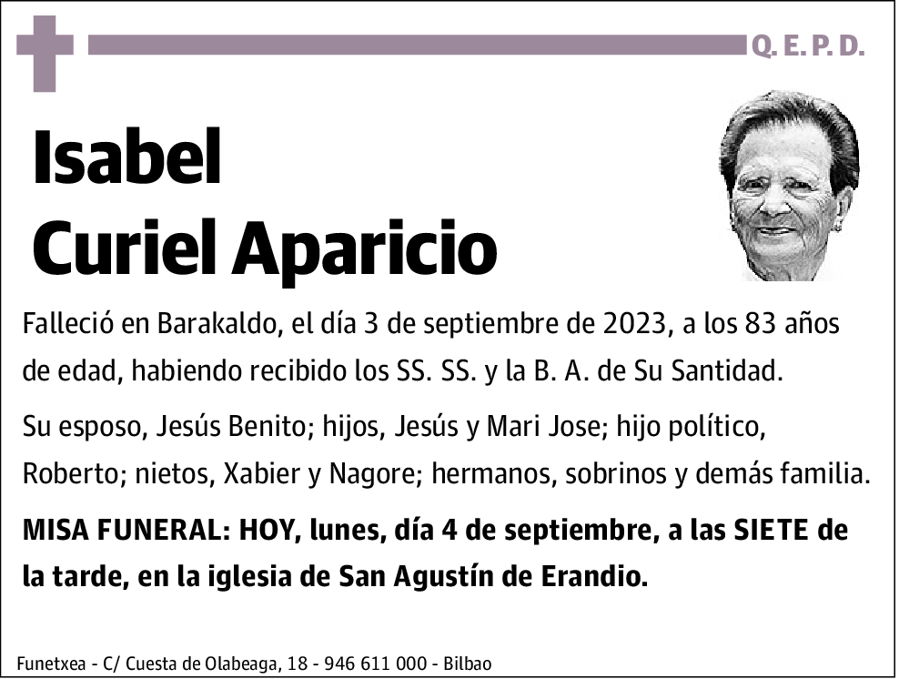 Isabel Curiel Aparicio