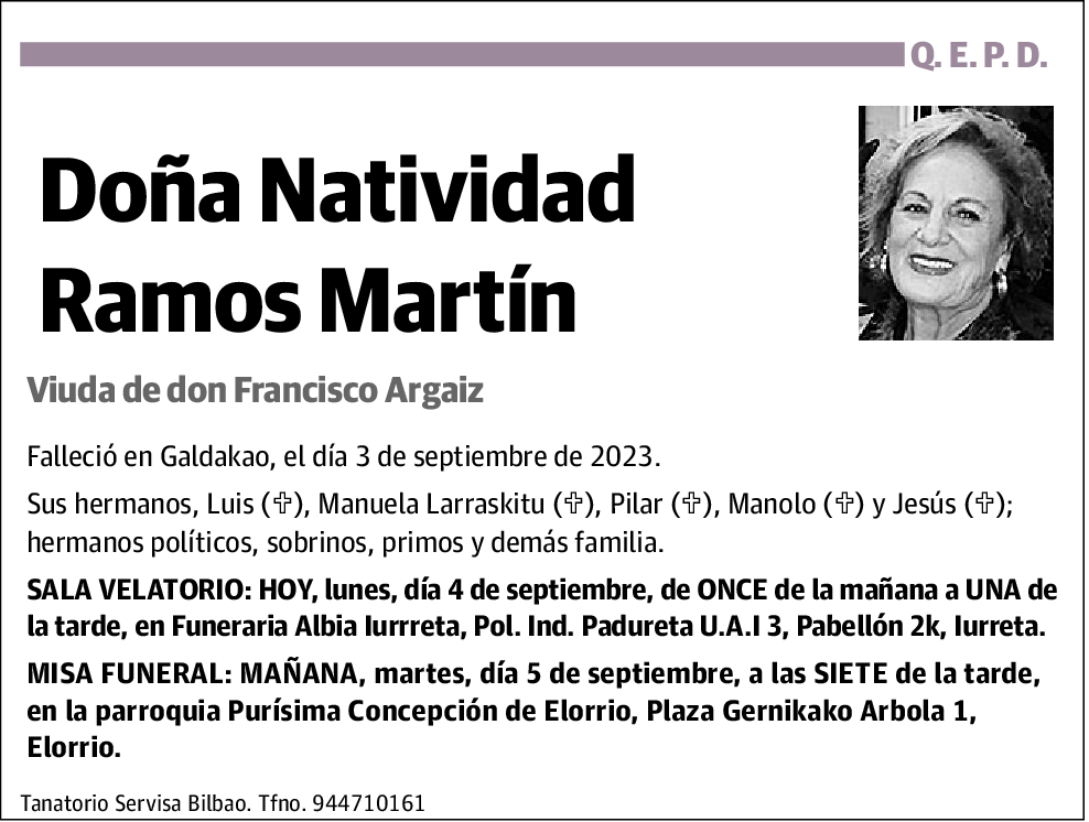 Natividad Ramos Martín