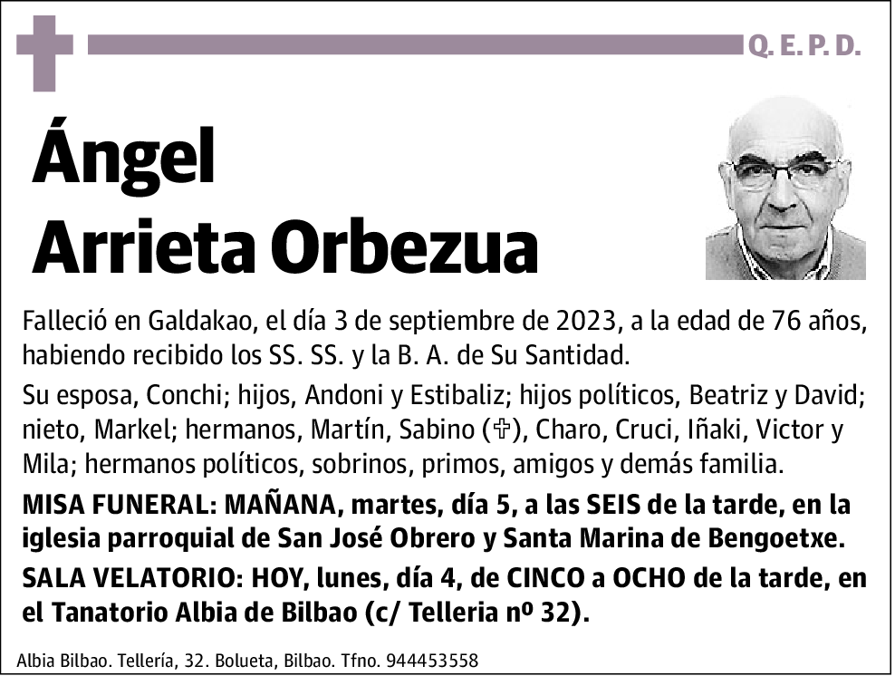 Ángel Arrieta Orbezua