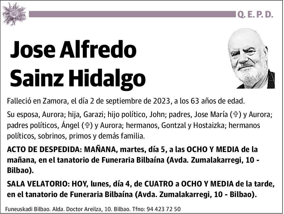 Jose Alfredo Sainz Hidalgo