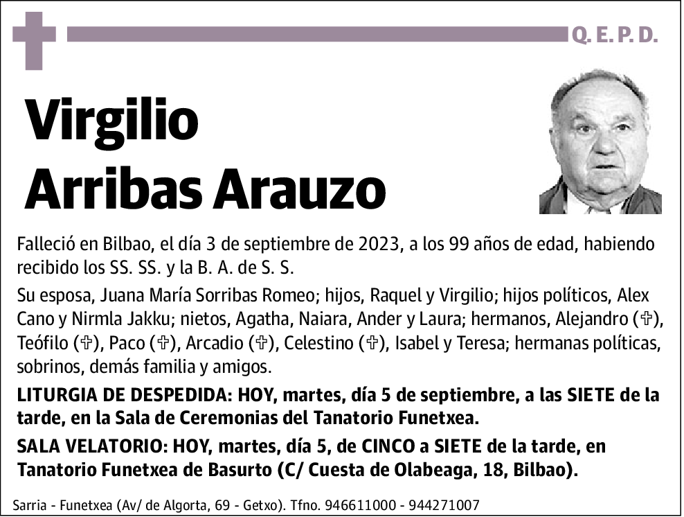 Virgilio Arribas Arauzo