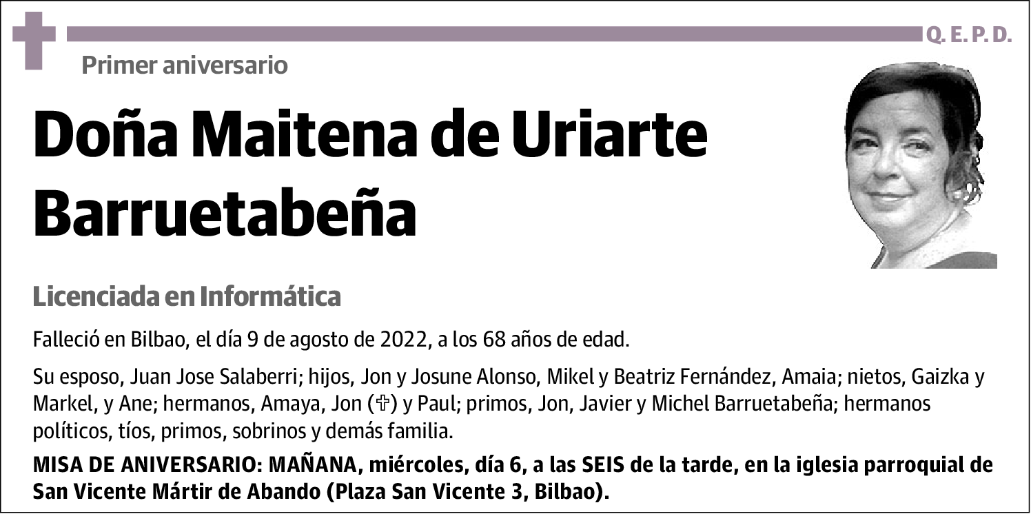 Maitena de Uriarte Barruetabeña