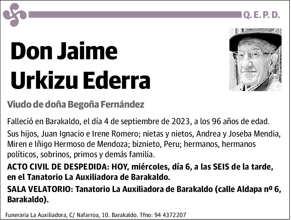 Jaime Urkizu Ederra