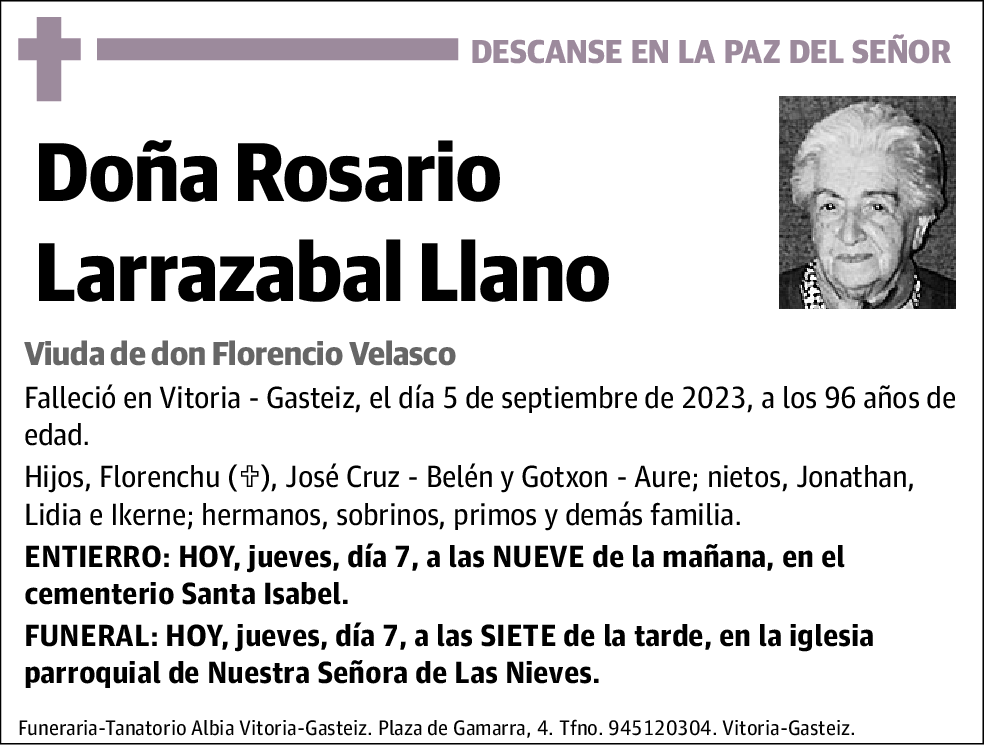 Rosario Larrazabal Llano