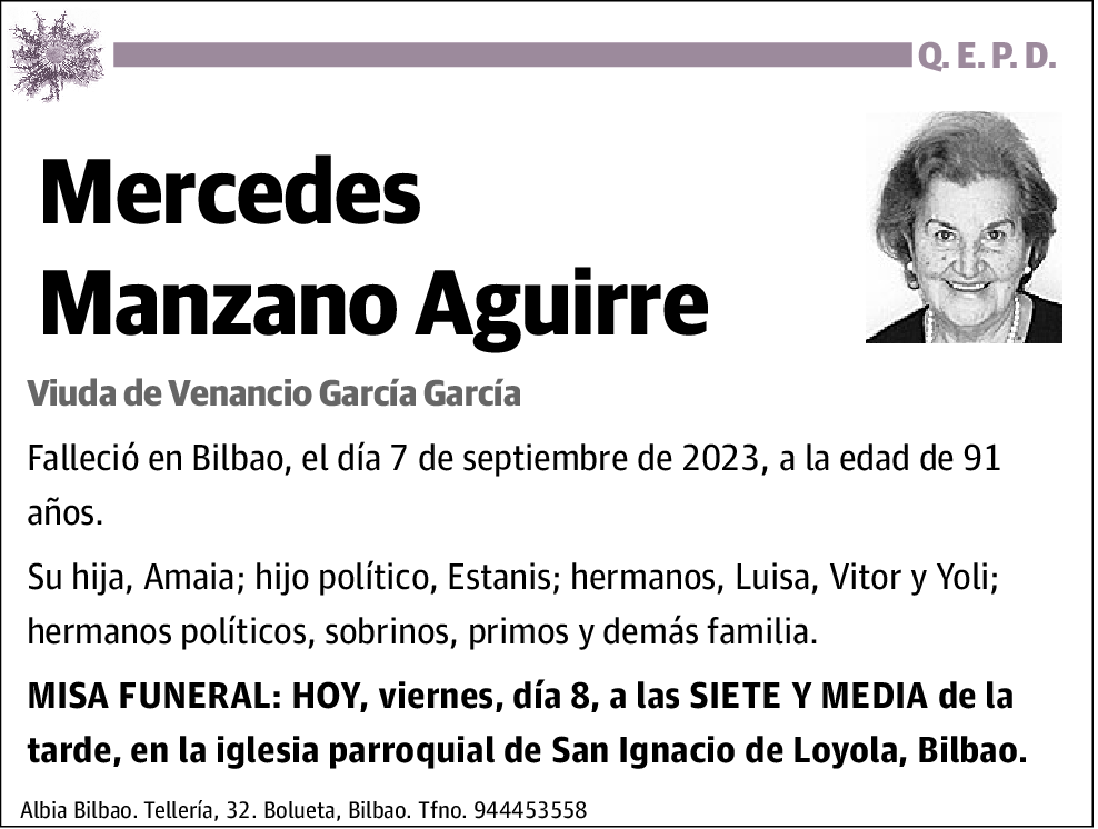 Mercedes Manzano Aguirre