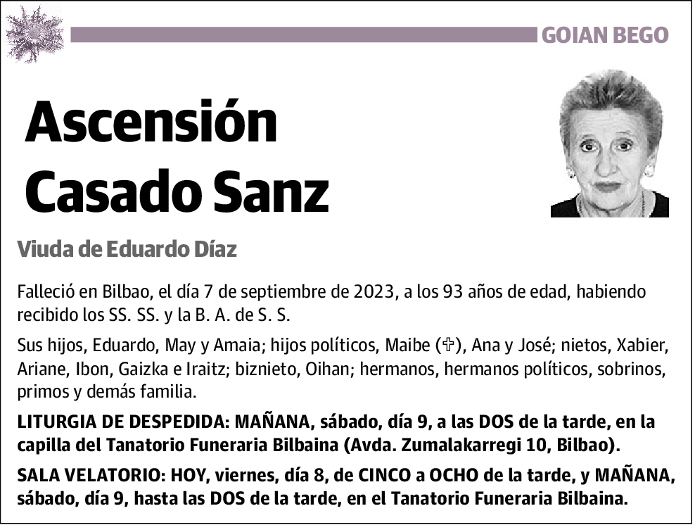 Ascensión Casado Sanz