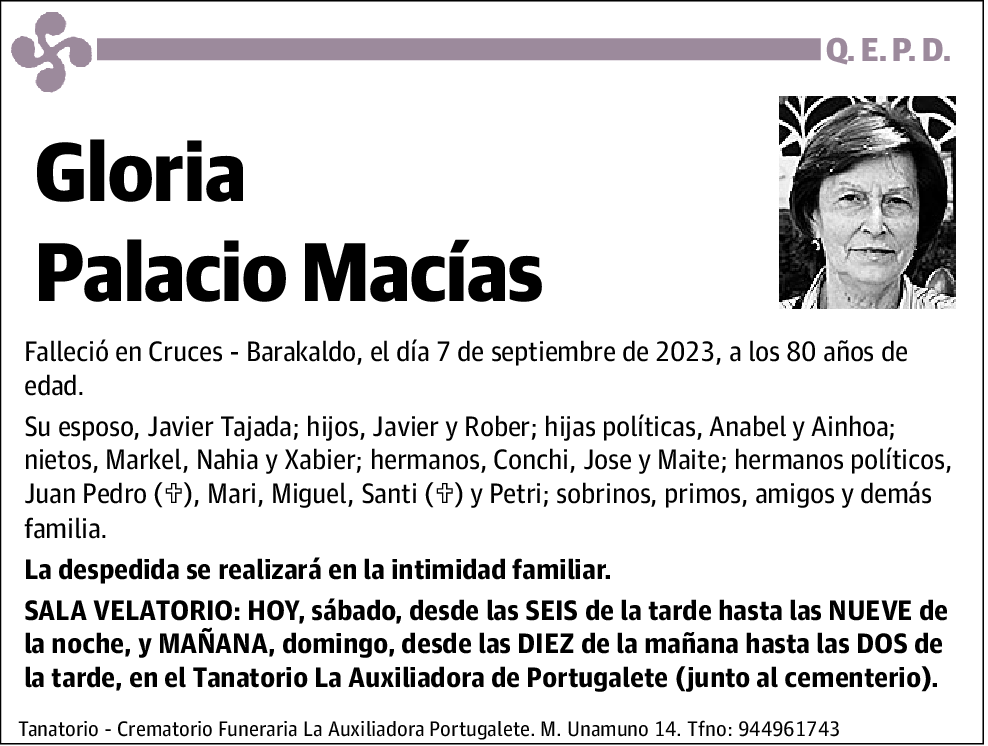 Gloria Palacio Macías