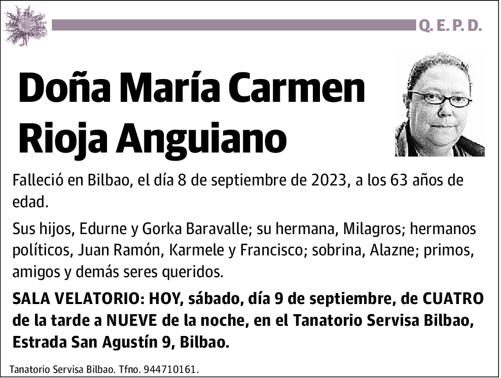 María Carmen Rioja Anguiano