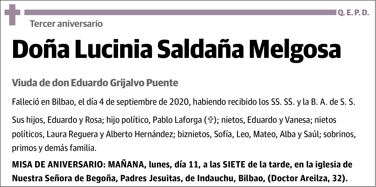 Lucinia Saldaña Melgosa