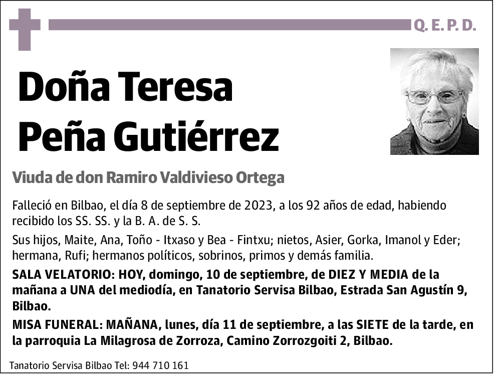 Teresa Peña Gutiérrez