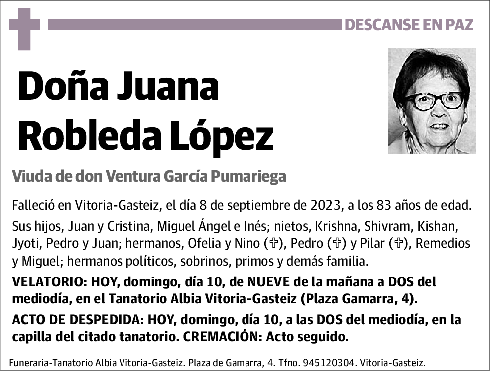Juana Robleda López