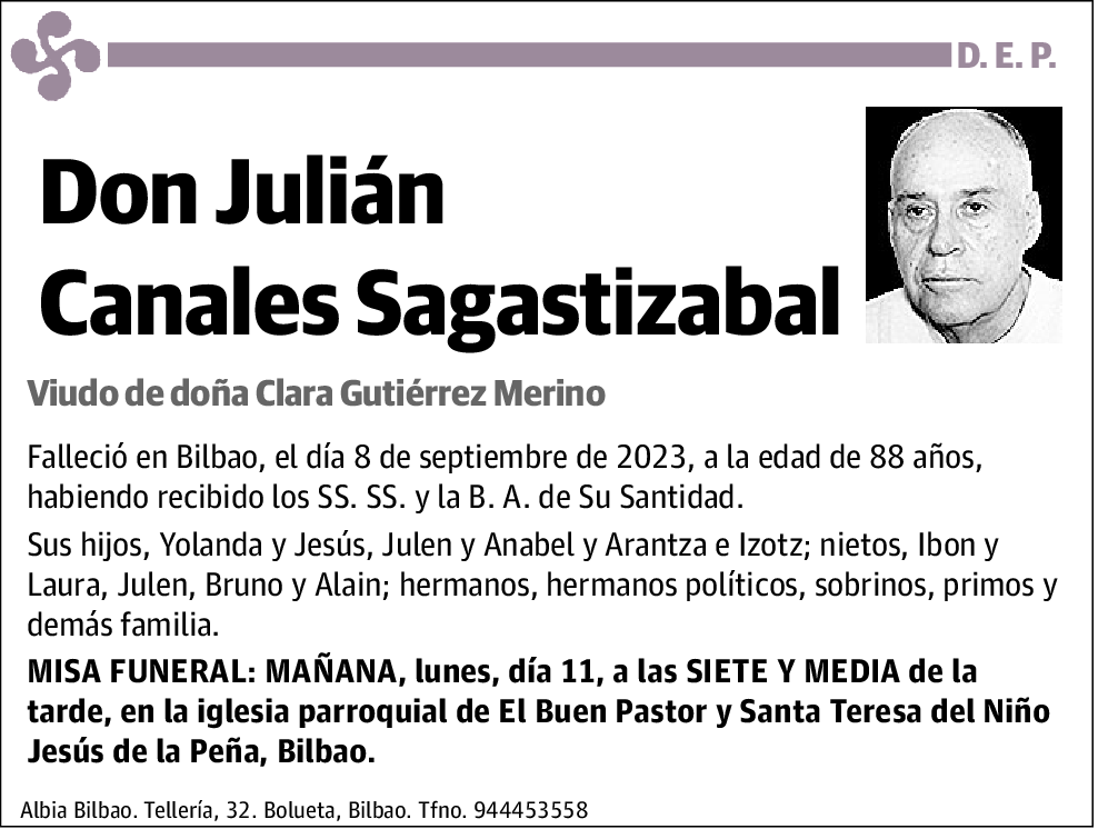 Julián Canales Sagastizabal