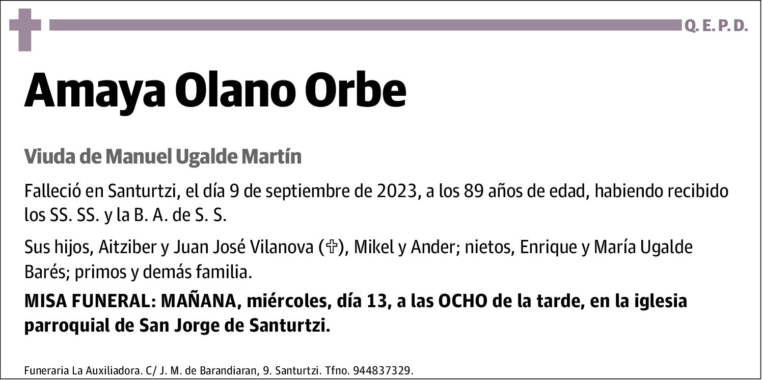 Amaya Olano Orbe