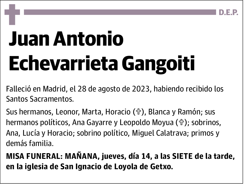 Juan Antonio Echevarrieta Gangoiti