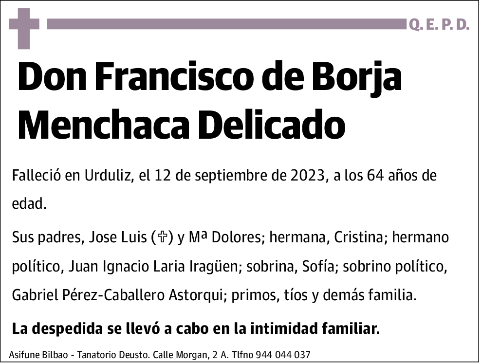 Francisco de Borja Menchaca Delicado