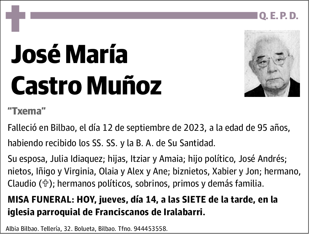 José María Castro Muñoz