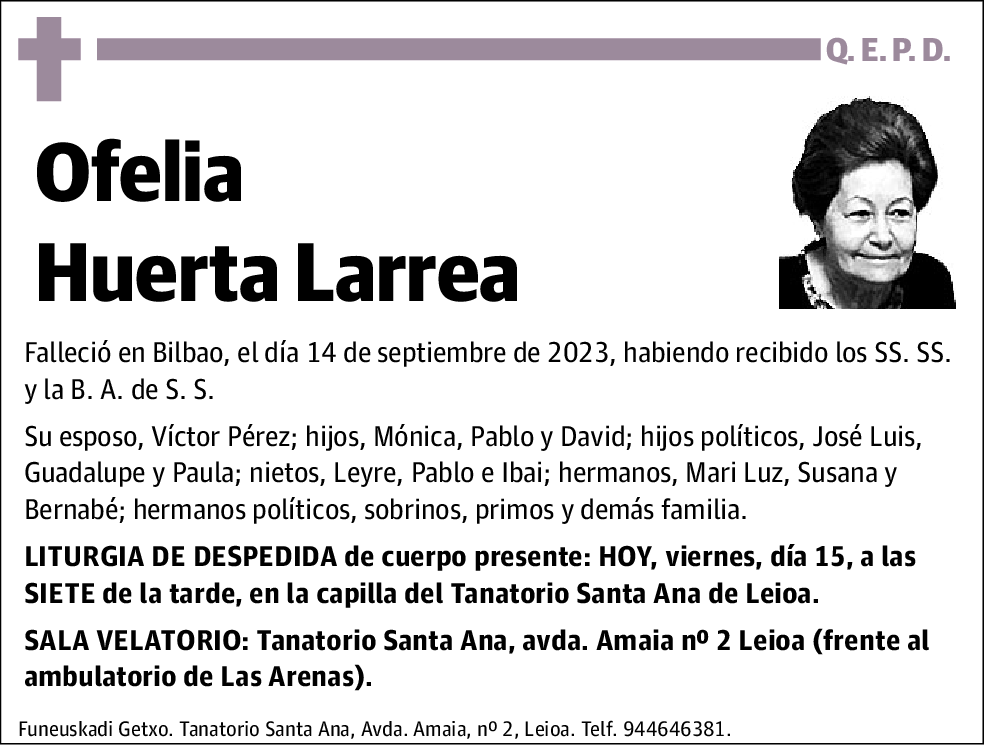 Ofelia Huerta Larrea