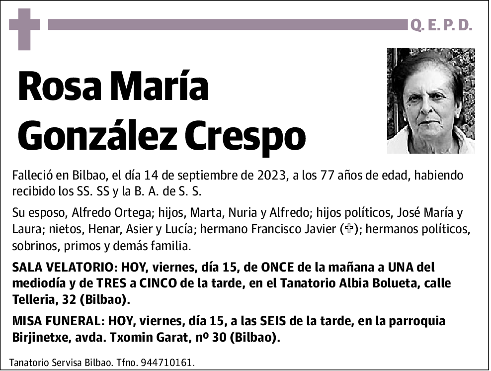 Rosa Maria González Crespo