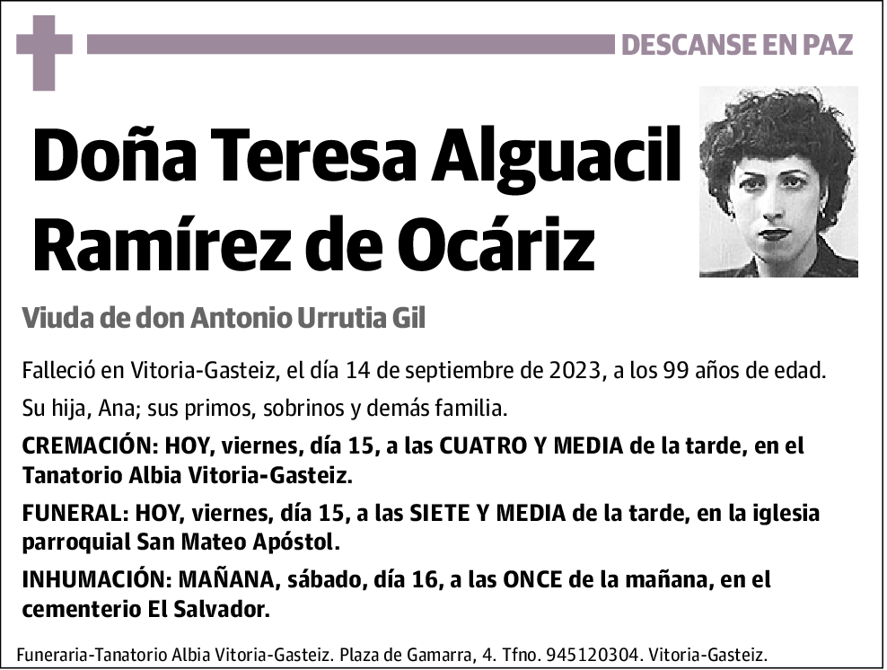 Teresa Alguacil Ramírez De Ocáriz