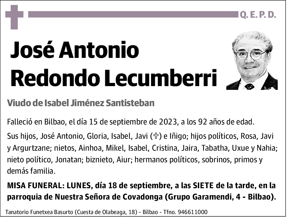 José Antonio Redondo Lecumberri