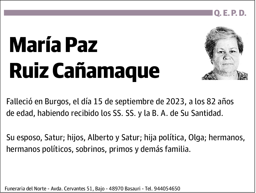 María Paz Ruiz Cañamaque