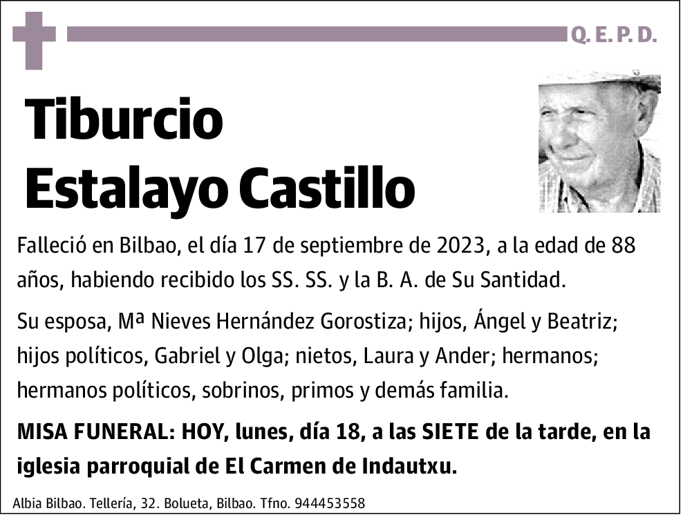 Tiburcio Estalayo Castillo