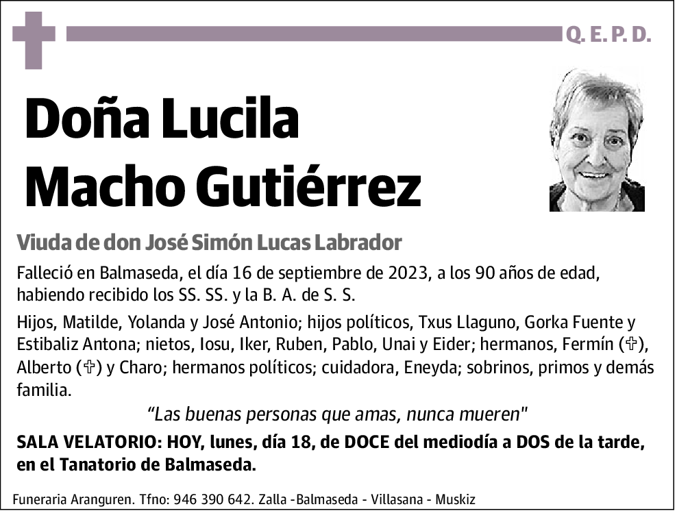 Lucila Macho Gutiérrez