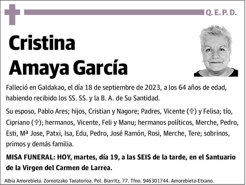 Cristina Amaya García