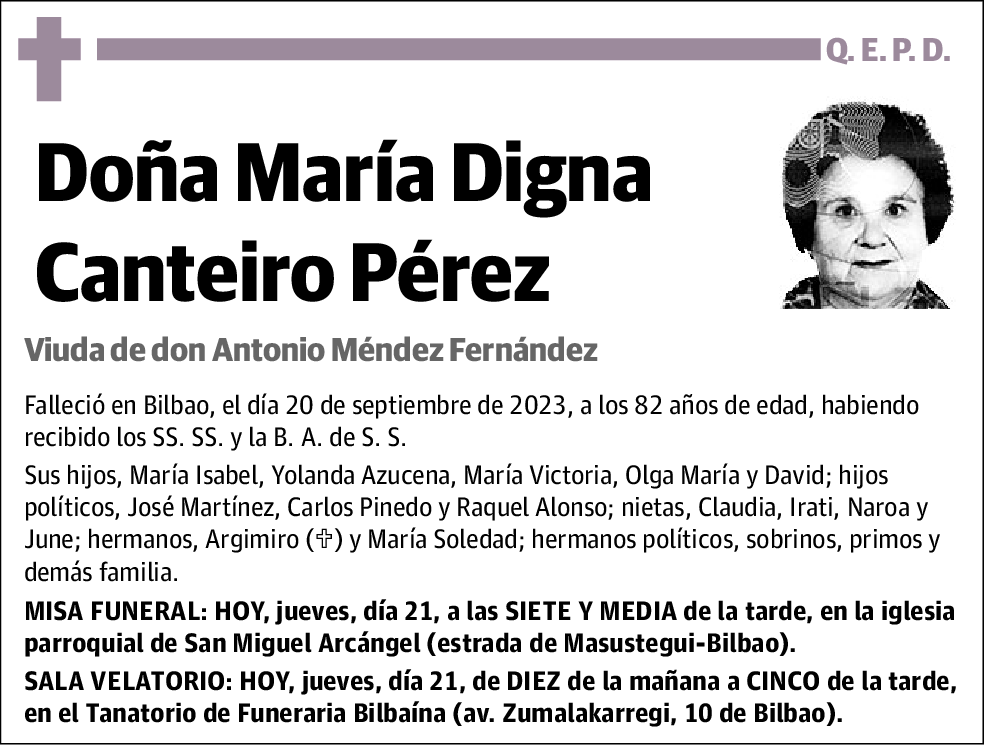 María Digna Canteiro Pérez