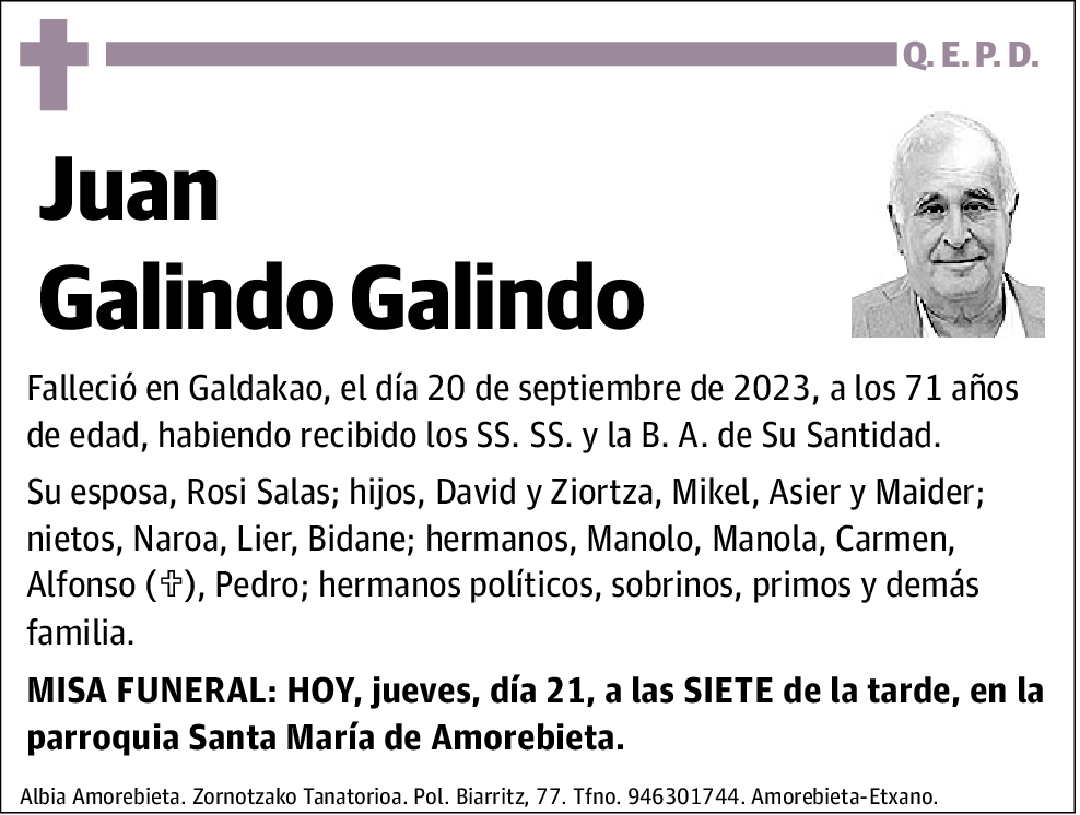 Juan Galindo Galindo