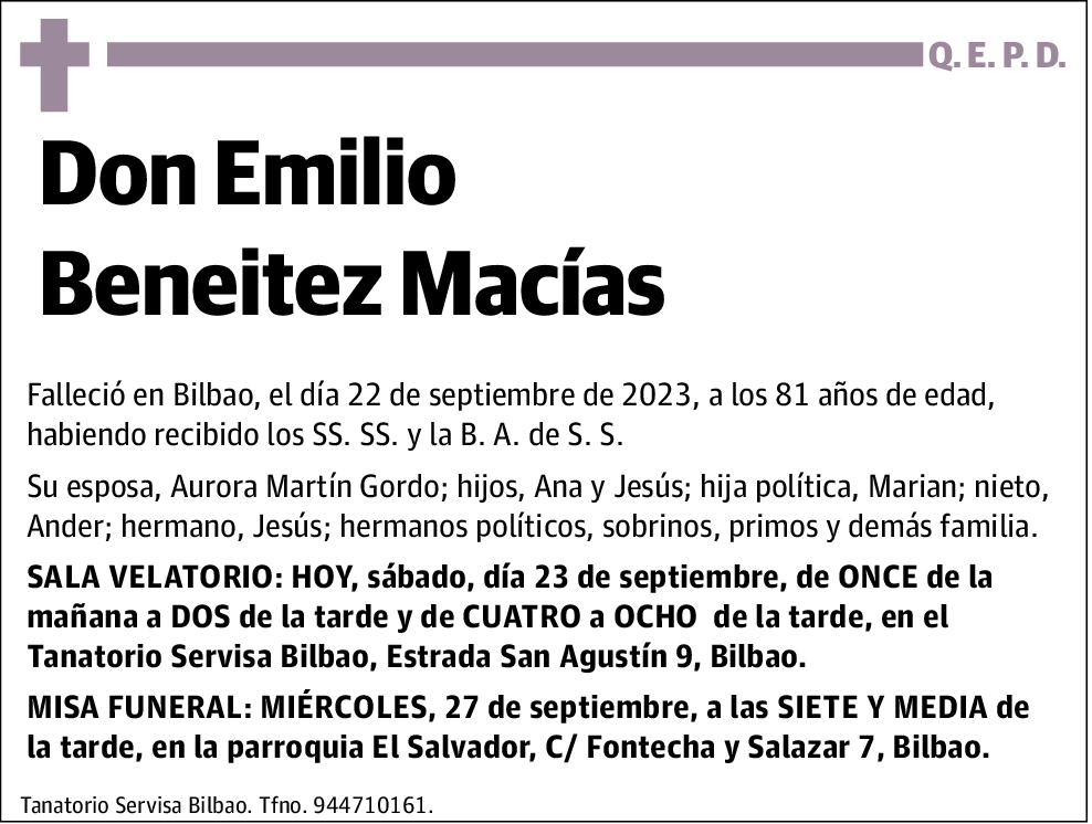 Emilio Beneitez Macías