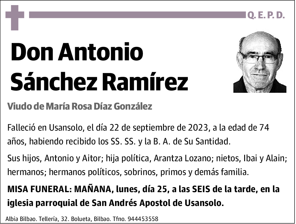 Antonio Sánchez Ramírez