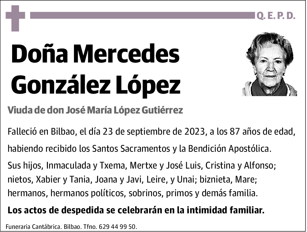 Mercedes González López