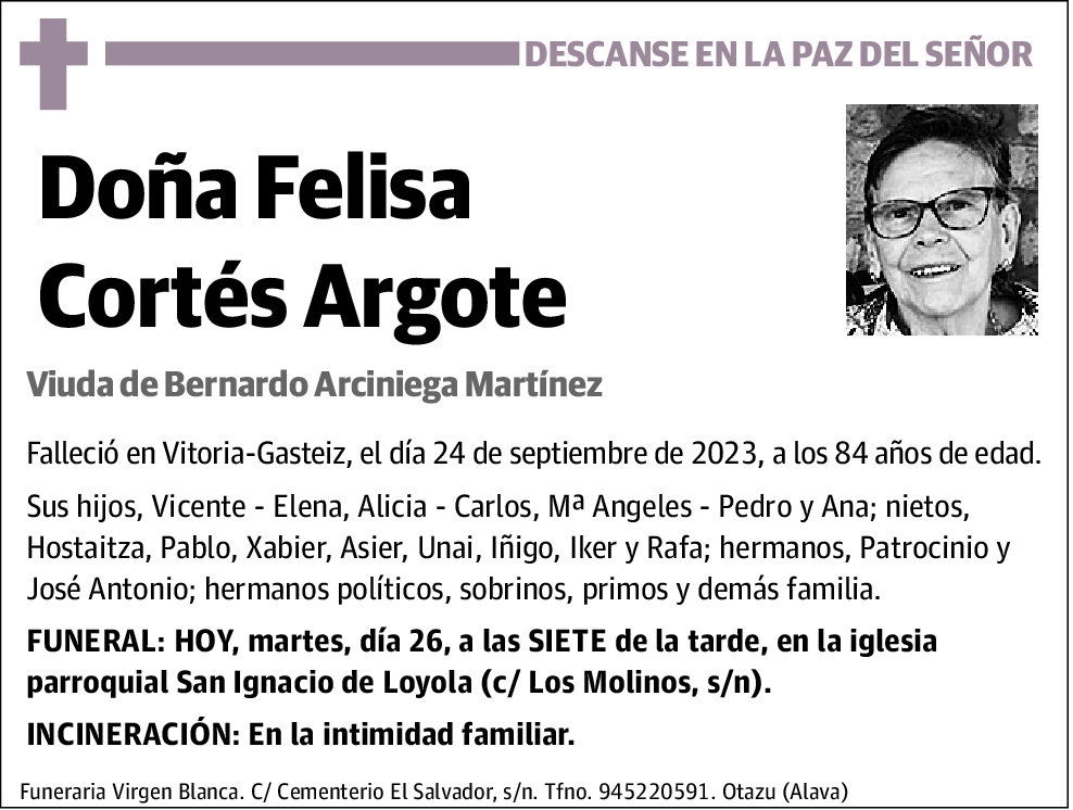 Felisa Cortés Argote