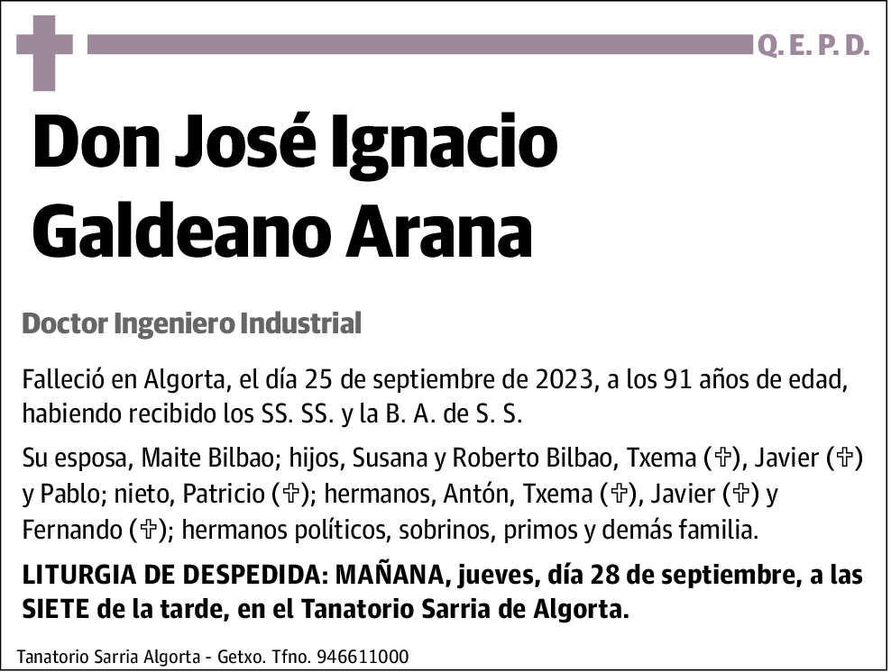 José Ignacio Galdeano Arana