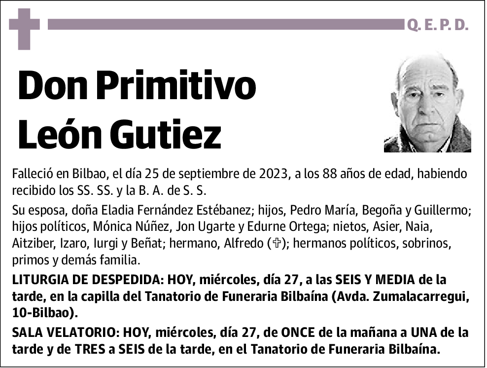 Primitivo León Gutiez