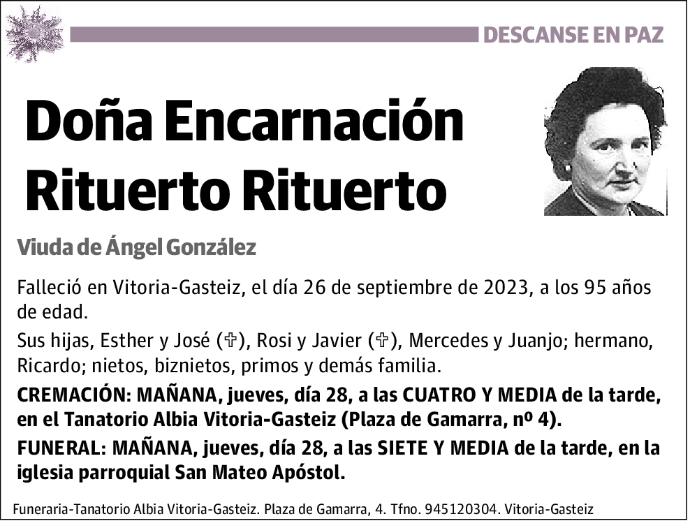Encarnación Rituerto Rituerto