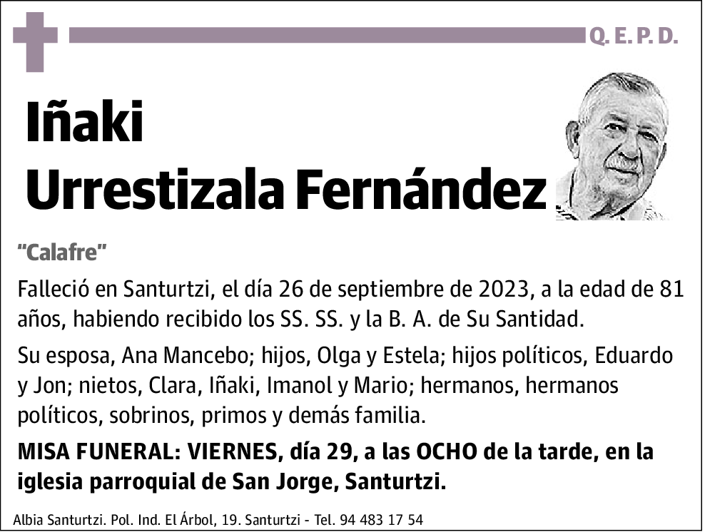 Iñaki Urrestizala Fernández