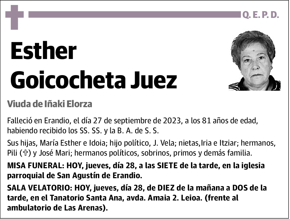 Esther Goicocheta Juez