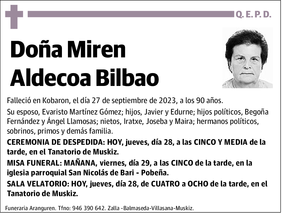 Miren Aldecoa Bilbao