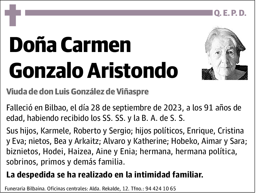 Carmen Gonzalo Aristondo