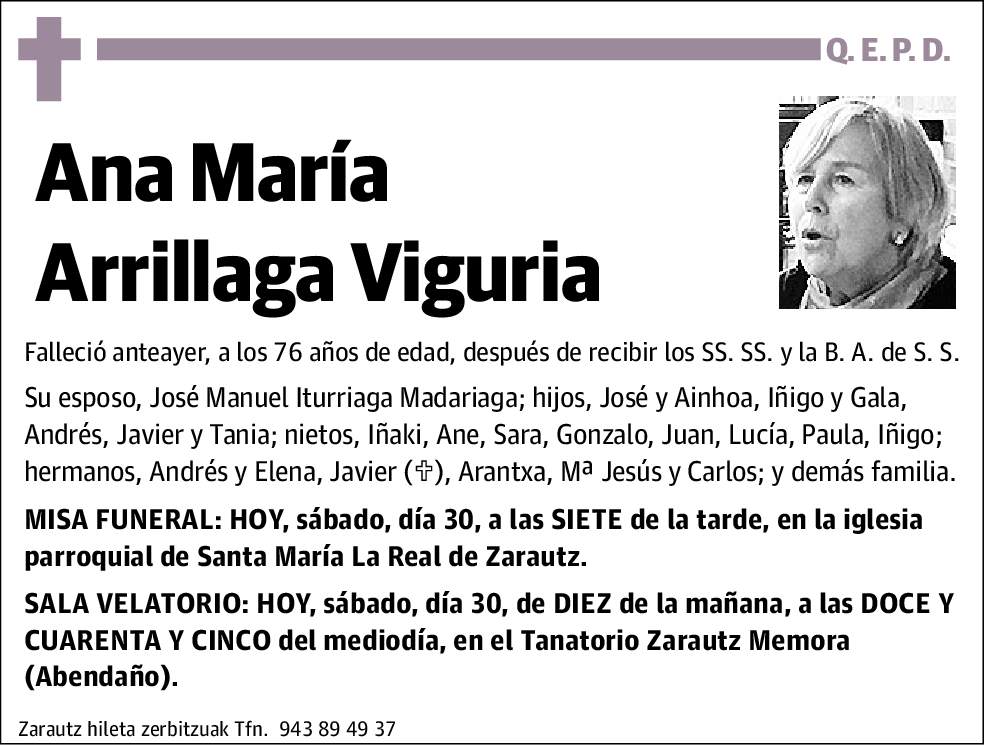 Ana María Arrillaga Viguria