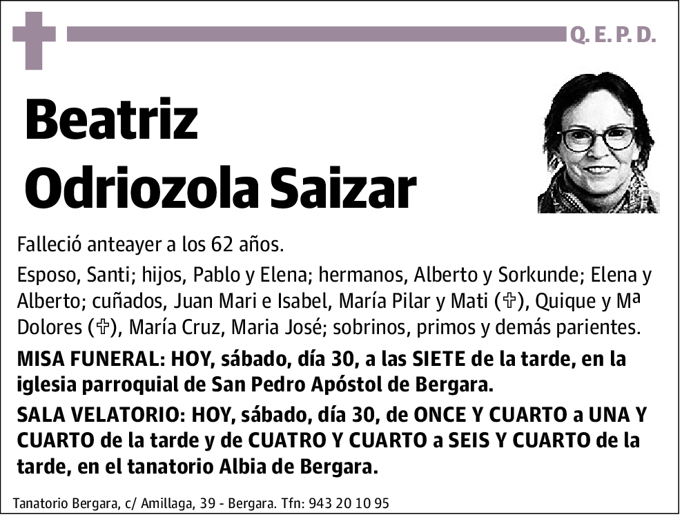 Beatriz Odriozola Saizar