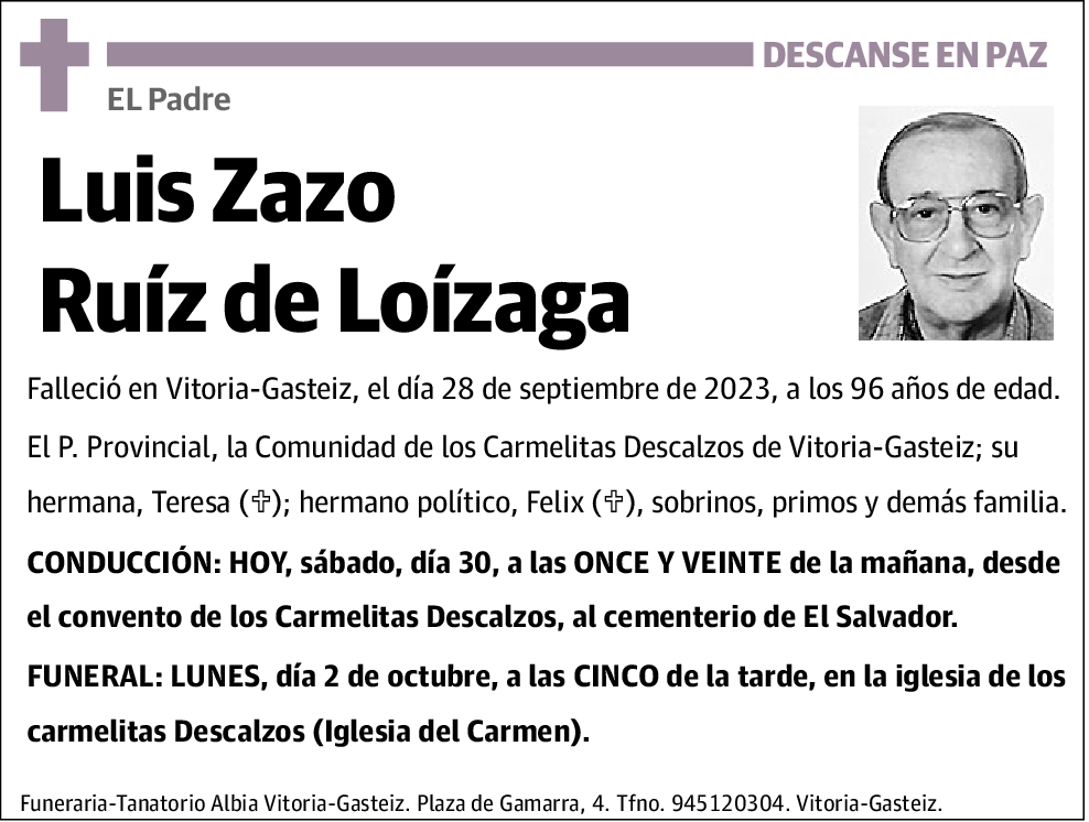 Luis Zazo Ruíz de Loízaga