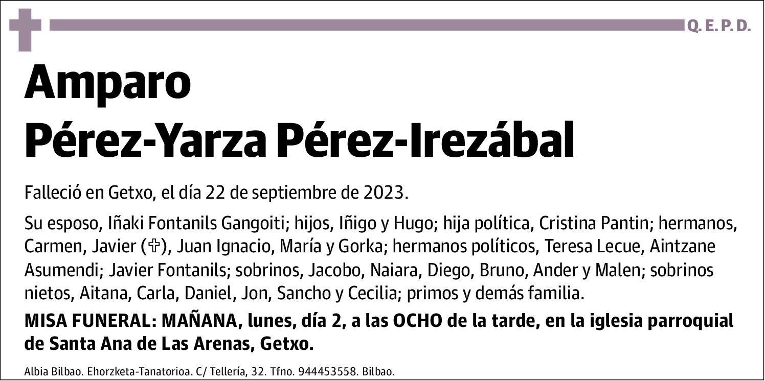 Pérez-Yarza Pérez-Irezábal