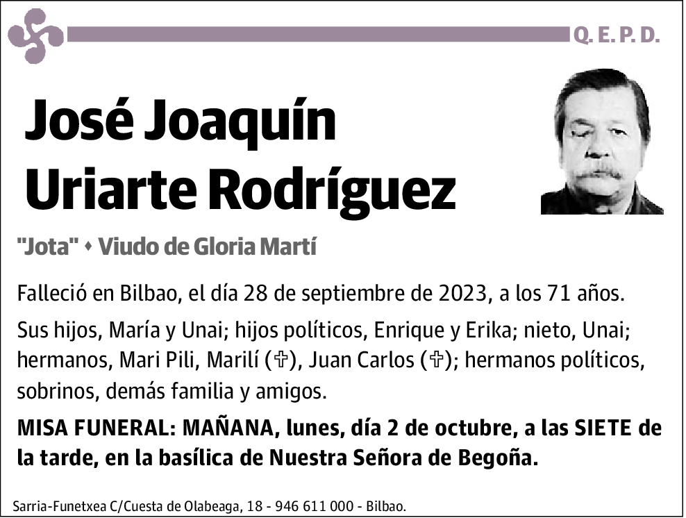 José Joaquín Uriarte Rodríguez