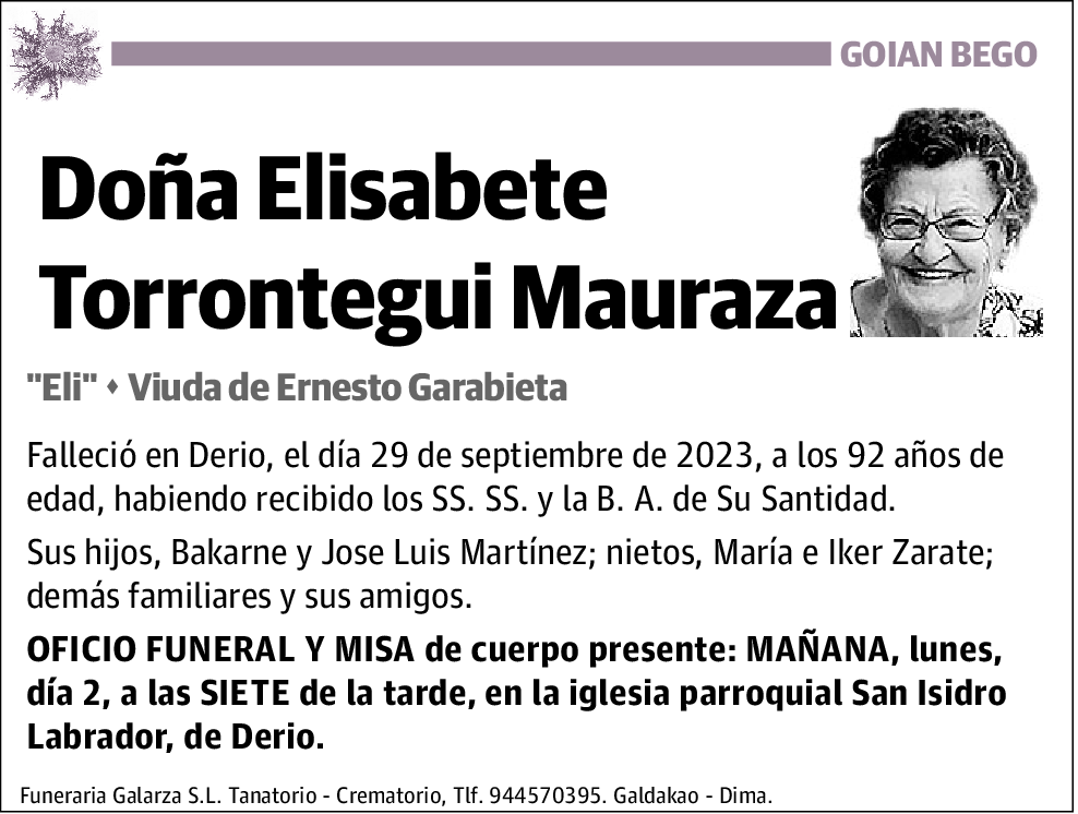 Elisabete Torrontegui Mauraza