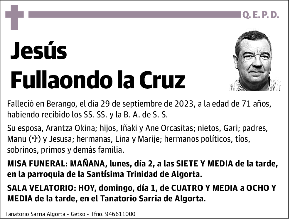 Jesús Fullaondo La Cruz