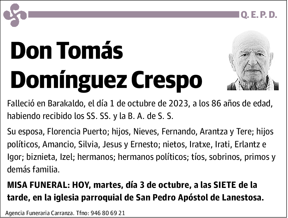 Tomás Dominguez Crespo