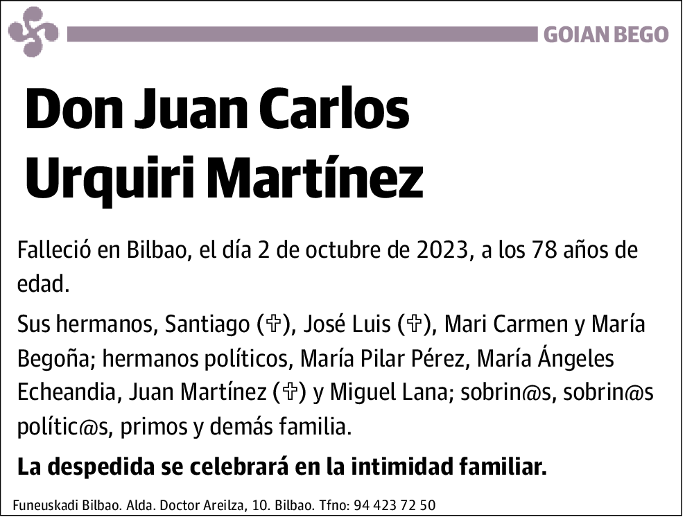 Juan Carlos Urquiri Martínez